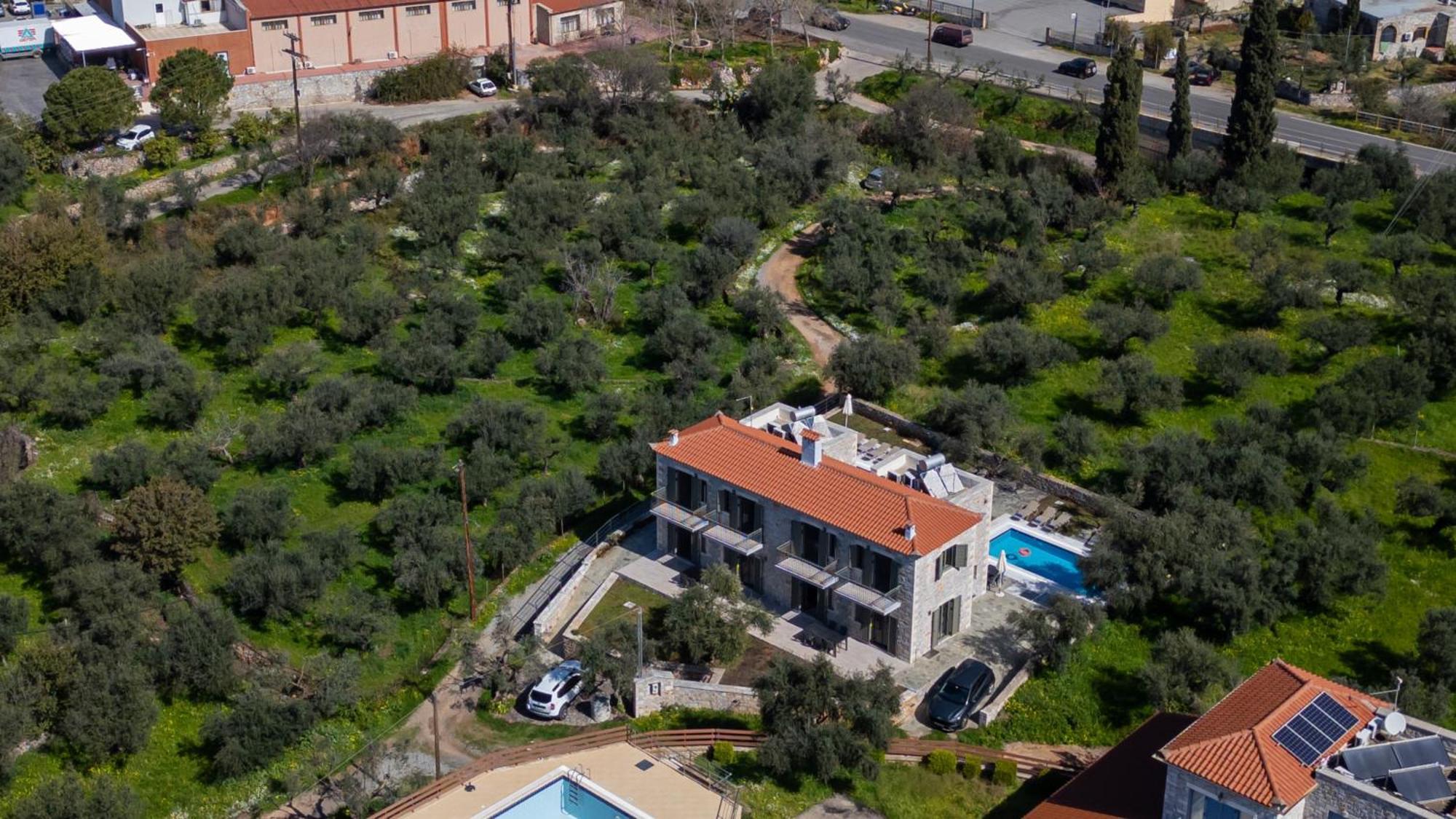 Torri Di Pietra Villa Stoúpa Buitenkant foto